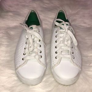 Keds Kickstart Retro Perforated Leather Sneakers